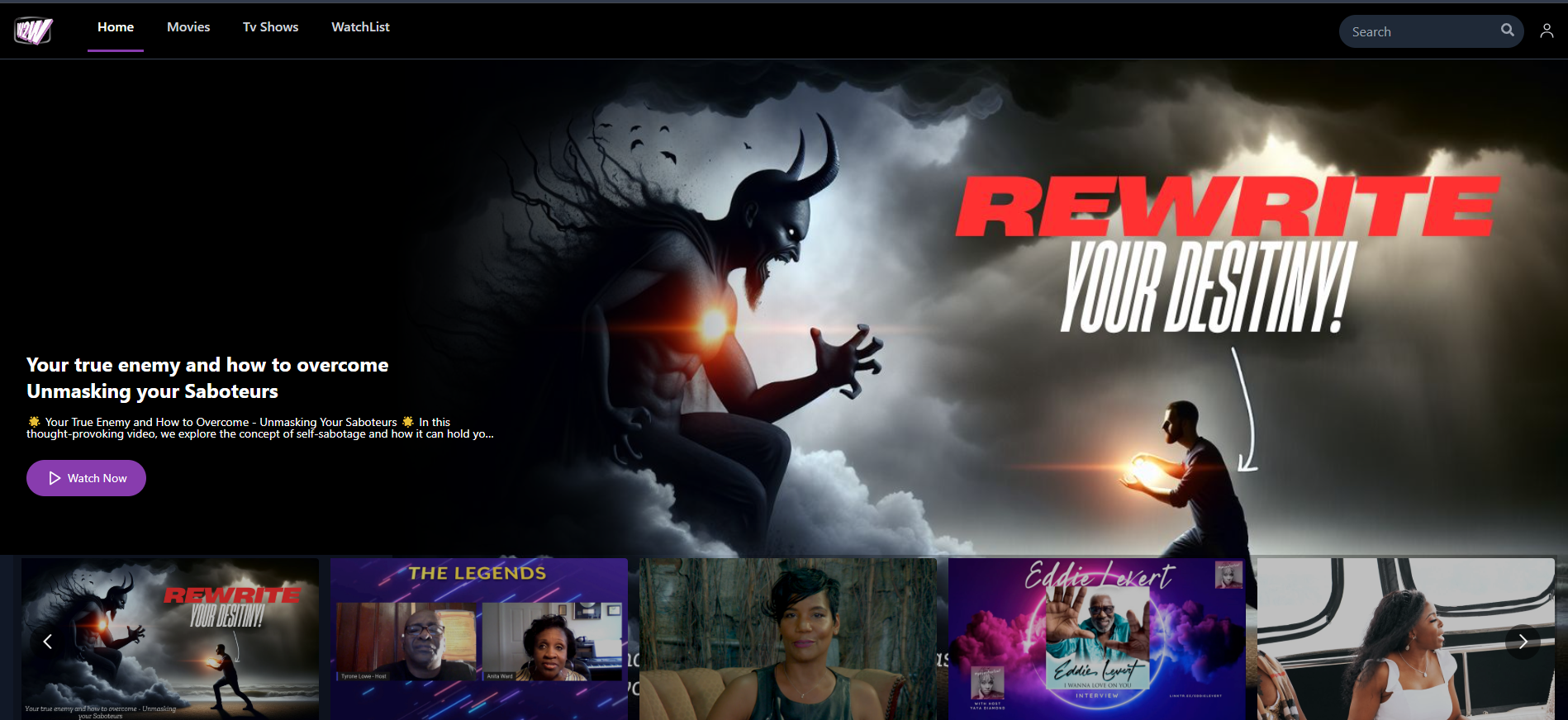 Women to Women TV Website